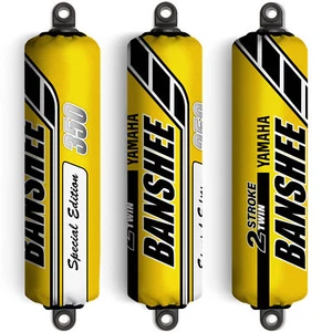 Yellow Shock Covers for Yamaha Banshee YFZ350 (Set 3) Retro Special Edition - Picture 1 of 6