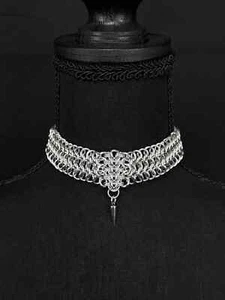 Handmade Elegant European 4 in 1 and Persian collar Chainmail Choker/Necklace - Picture 1 of 5