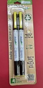 Zebra Eco Zebrite Double Ended Highlighter Set 2 Pack Bible Books - Picture 1 of 3