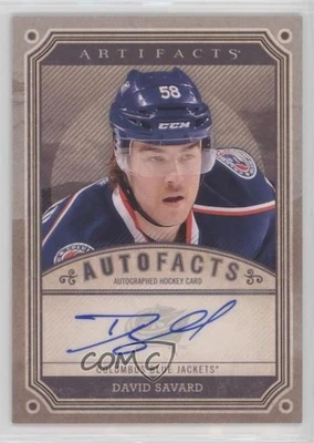 2013-14 Upper Deck Artifacts Autofacts David Savard #A-DS Auto - Image 1 of 2