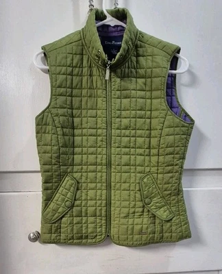 Evan Picone Chaleco Chaqueta Mujer Pequeña Verde Acolchada Ligera Prendas Exteriores Informales Foto 1 de 4