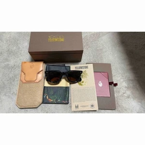 Jacques Marie Mage Vendome Yellowstone Black Wolf 47mm Sunglasses Limited - Picture 1 of 6