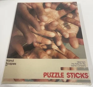 Vintage Avalon Hill Hand Scapes Puzzle Sticks Gioco Nuovo con scatola NOS NUOVO 1981 - Foto 1 di 2