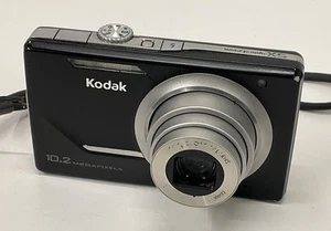 Kodak EasyShare M380 10.1MP CCD Sensor Digital Compact Camera Digicam Black - Picture 1 of 14