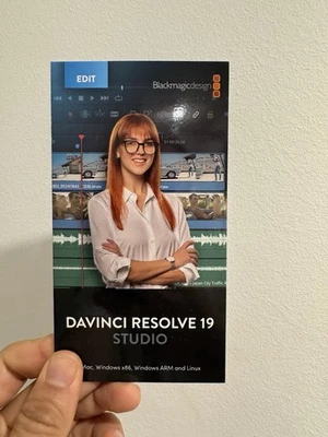 Blackmagic Design DaVinci Resolve Studio License Key - Image 1 of 2