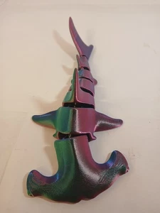 3D-gedrucktes Modell Hammerkopf Hai Seide PLA gelenkig neu 9 Zoll lang Markenlos - Bild 1 von 8