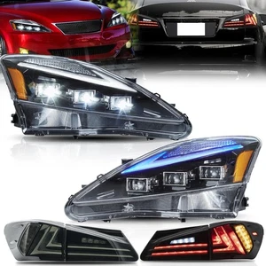 Faros LED VLAND y luces traseras LED para Lexus IS 250 350 ISF 2006-13 con LED DRL - Imagen 1 de 31