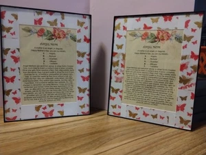 Mother's Day Birthday Gift Poetry Frame Wall Plaque Sign Poetry - Angel Mom  - Picture 1 of 11