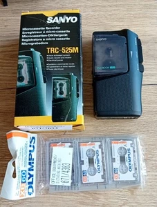 Sanyo TRC-575M Diktiergerät Diktiergerät Microcassette getestet funktioniert EE71 - Bild 1 von 6