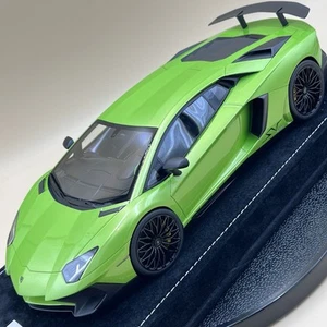 MR Collection 1/18 Aventador LP750-4 Superveloce Verde Itacha LAMBO019E - Picture 1 of 21
