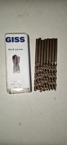 SET MIT 9 METALLBOHRERN GISS HSS FOLIE DIN 338 TYP N DURCHMESSER 4,4 - Bild 1 von 1