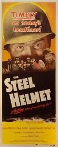 Samuel Fuller STEEL HELMET Original insert poster for the 1951 film #163823 - Picture 1 of 1