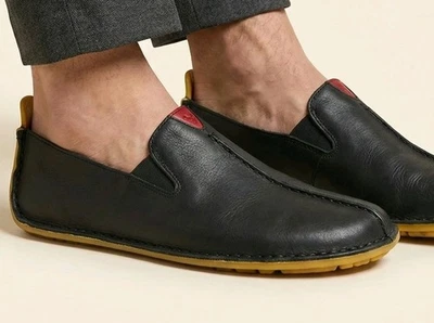 Sapato Masculino de Couro Vivobarefoot Ababa Soul of Africa UE 43 EUA 10 Preto - Imagem 1 de 4