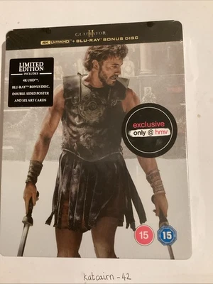Gladiator II Steelbook Limited Edition (hmv Exclusive) [15] 4K UHD - Image 1 of 2