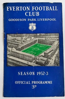 Everton v Huddersfield Town 1952/53 - Image 1 of 3