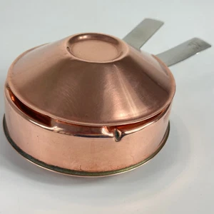 Vintage Small Copper Copper Burner and Matching Lid Stamped Wagner West Germany - Picture 1 of 17