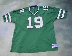 Vintage RARE Champion NFL New York Jets Keyshawn Johnson #19 Jersey Size 56. - Picture 1 of 11