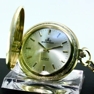 Meister Anker Handaufzug Sprungdeckel Taschen Vintage 80er  - Bild 1 von 4