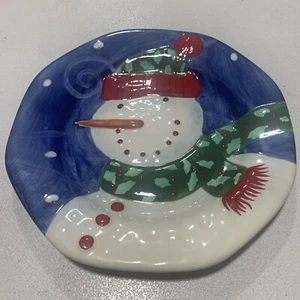 Vintage Happy Holly Days Christmas Plate - Picture 1 of 4