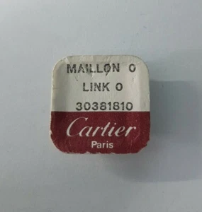 MAGLIA ATTACCO CASSA LINK CARTIER SANTOS ACCIAIO 16 MM CIRCA ORIGINAL - Imagen 1 de 2