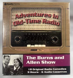 Adventures In Old - Time Radio The Burns And Allen Show 6 Audio Cassettes - Picture 1 of 4