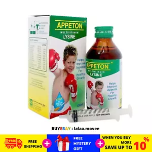 Appeton Lysin Multivitamin Syrup 120ml For HealthyGrowth Better Appetite - Picture 1 of 5