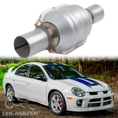 Convertidor catalítico de entrada y salida de 2" EPA con escudo térmico soldado para Dodge Neon Foto 1 de 4