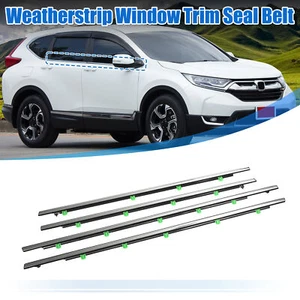 4pcs Weatherstrip Window Trim Seal Belt Window Seal Belt for Honda CR-V 12-16 - Picture 1 of 7