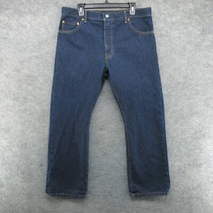 Levis Jeans Mens 36x30 Blue 517 Bootcut American Western Dark Wash Denim - Picture 1 of 17