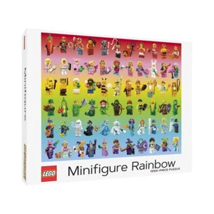 LEGO Minifigure Rainbow 1000-Piece LEGO Puzzle - Picture 1 of 3