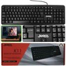 USB 2.0 Wired Stylish Slim QWERTY Keyboard UK Layout For PC Computer Laptop UK
