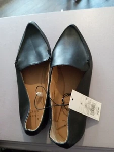 A NEW DAY Micah Black Flat Loafers Women Size 9.5 - Picture 1 of 3
