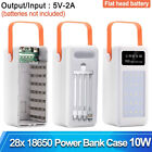 Outdoor Camping Light 28 x 18650 Battery Case Power Supply 10/22.5W Fast Charger