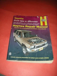 TOYOTA PICK-UPS 1979-1995 Y 4RUNNER 1984-1995 HAYNES MANUAL DE REPARACIÓN 92075 - Imagen 1 de 1