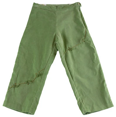 Pantalones de corte bota JACADI Avenue de terciopelo verde adornados talla 3 años nuevos con etiquetas $74 Foto 1 de 3