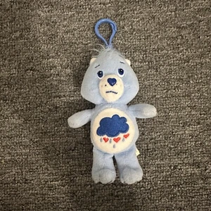 "Llavero de peluche vintage Care Bears gruñón 2002 clip animal de peluche 5""" - Imagen 1 de 2