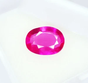 5.43 Ct Natural Pink Sapphire Loose Gemstone Certified Oval Shape Sapphire Gems - Picture 1 of 10