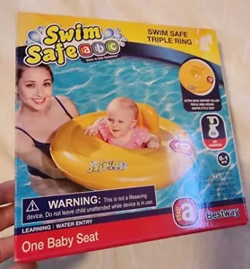 Bestway Swim Safe Triple Ring Baby Seat Age 0-1 Step A NEW Pool Float Boat - Picture 1 of 6