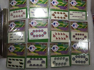 MLB Baseball abnehmbares Tattoo Körper temporär kleine Größe (wählen) - Bild 1 von 24