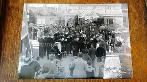 1950 GLASS PLATE NEGATIVE & PRINT - GROVELY FOREST RIGHTS GREAT WISHFORD WILTS - Picture 1 of 3