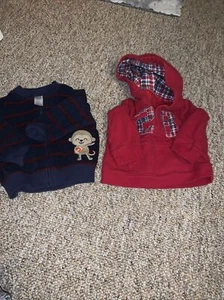 Carter’s Baby Junge Größe 9 Winter Langarm Hoodie - Bild 1 von 6