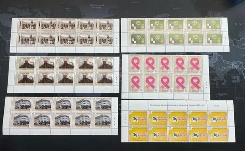 PANAMA NEW STAMPS 2021 BICENTENARY INDEPENDANCE BLOCK OF 10 MHN EXCELLENT Cover