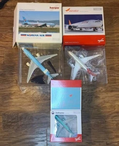 NEW HERPA 1:200 KOREAN AIR 777-200ER WORLD CUP + air India 787-9 + Sun Express - Picture 1 of 7