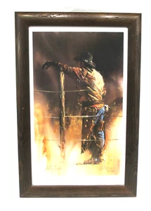 Chris Owen " Contemplatin'" Limited Edition Litho Print Signed Framed 24/95 AP - Picture 1 of 7