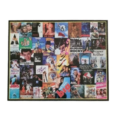 Springbok 1000 Piece Puzzle Going to the Movies 1980's Movie Posters Collage - Image 1 of 4