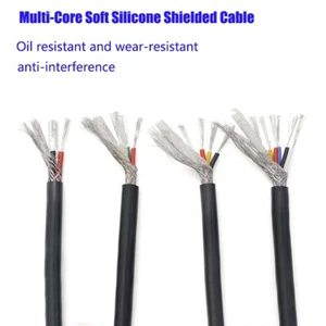 2/3/4/6 Cores Flexible Soft Silicone Shield Sheath Cable Tinned Copper Wire - Picture 1 of 9