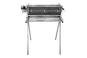 Vertikalgrill 66 cm breit doppelt Grillspiess Rollbratengrill - Bild 1 von 5