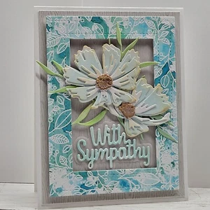 Handmade Sympathy Card Keepsake Quality ocbrandy Sorry Loss e - Picture 1 of 1