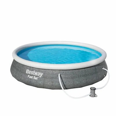 Bestway Fast Set Swimmingpool Schwimmbecken Baden Sommer WasserFast-Set-Pool - Bild 1 von 4