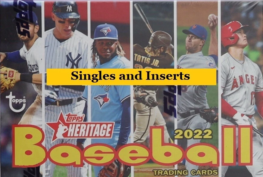 2022 Topps Heritage Singles and Inserts - Image 1 of 1